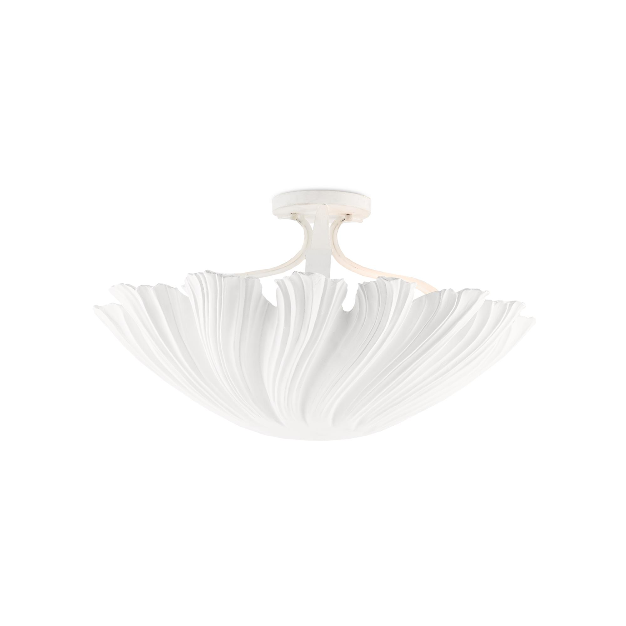 Hadley 22 Inch 3 Light Semi Flush Mount