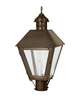 Boston 27 Inch 3 Light Outdoor Post Lamp