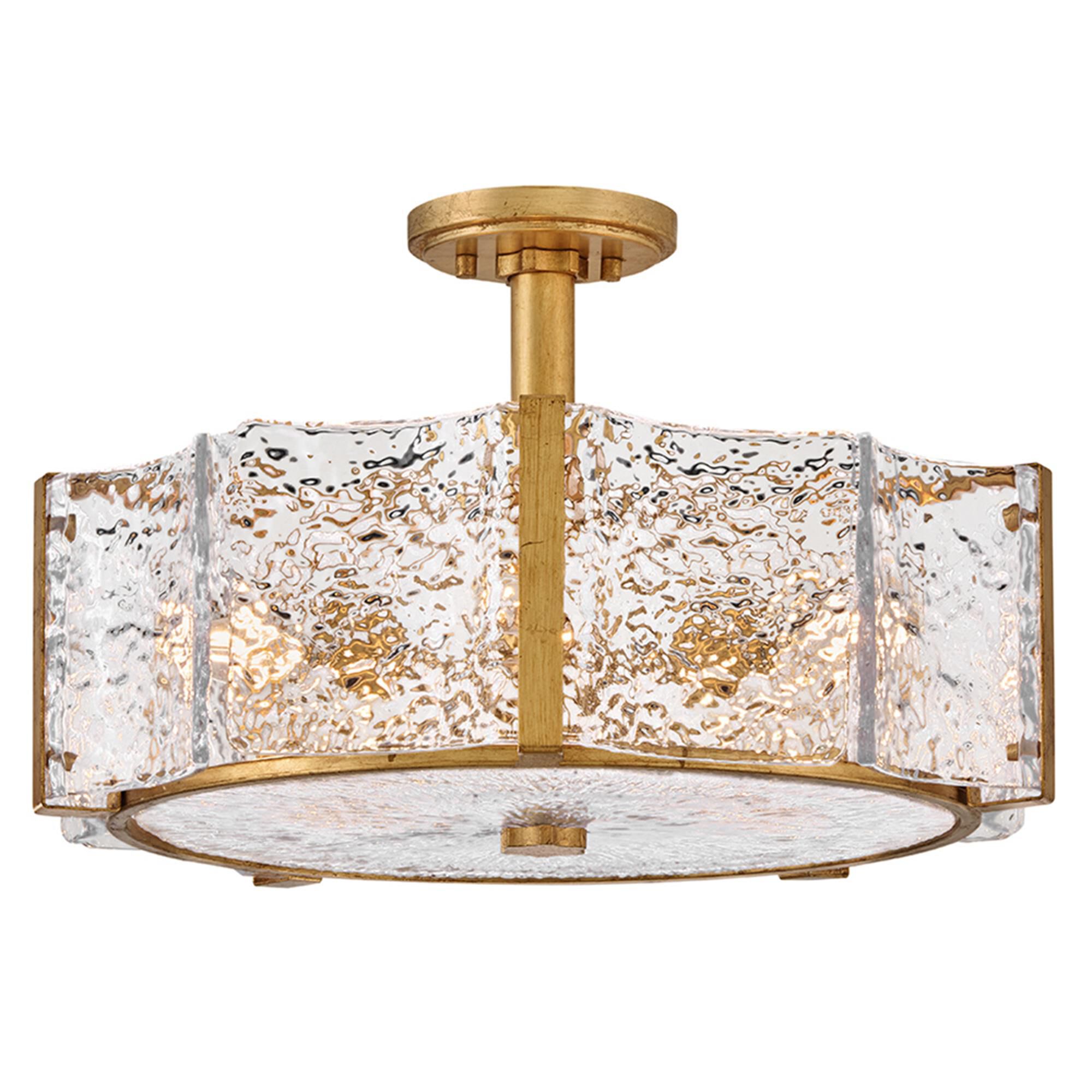 Florian 20 Inch 5 Light Semi Flush Mount