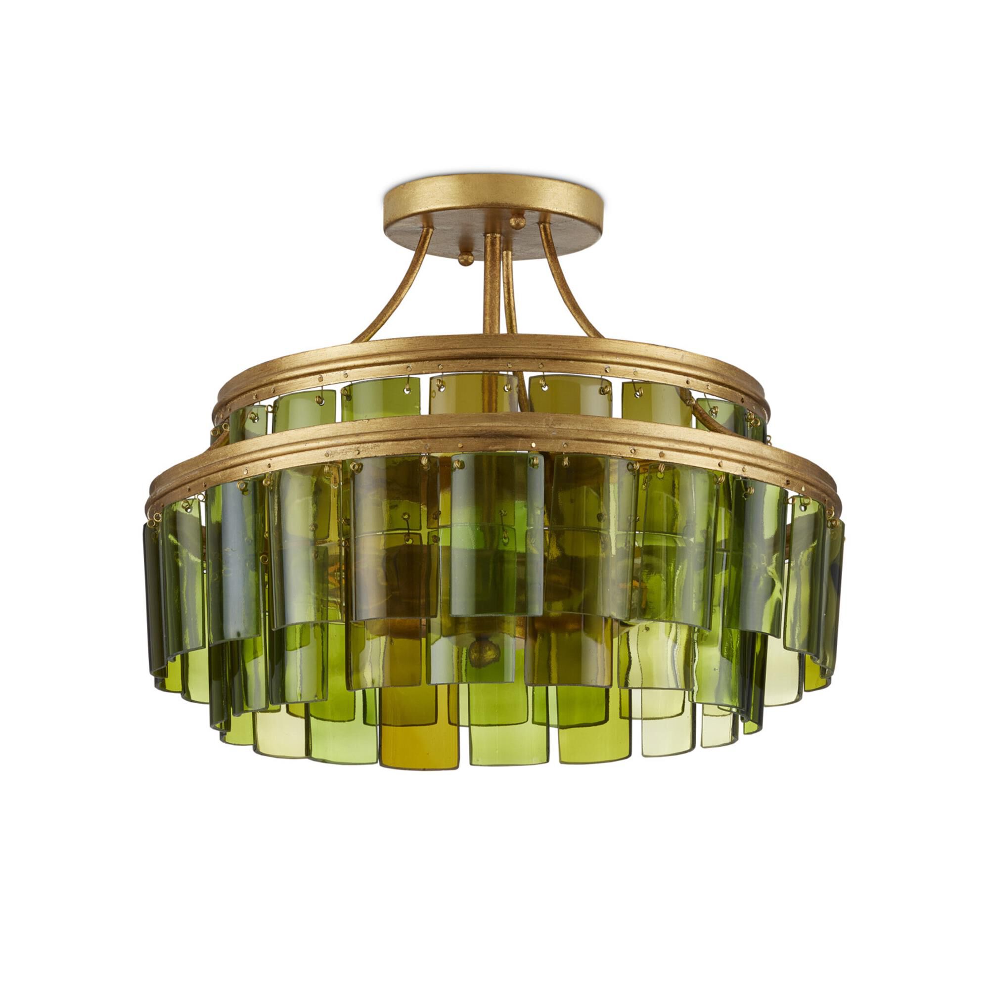 Vintner 16 Inch 3 Light Semi Flush Mount