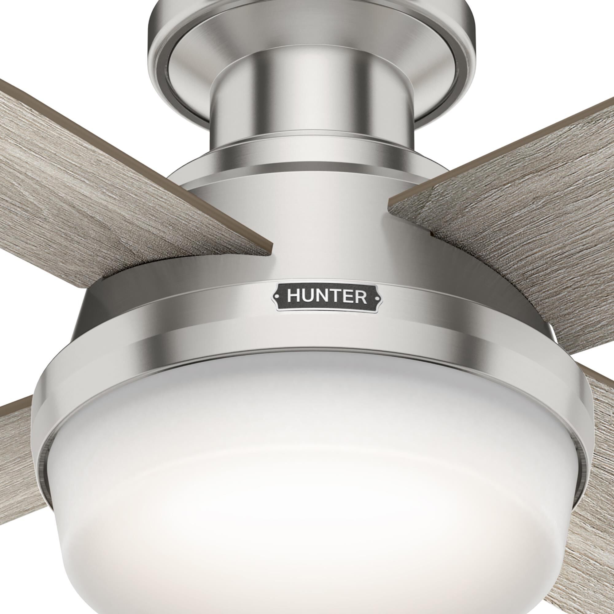Dempsey 52 Inch Flush Mount Fan with Light Kit