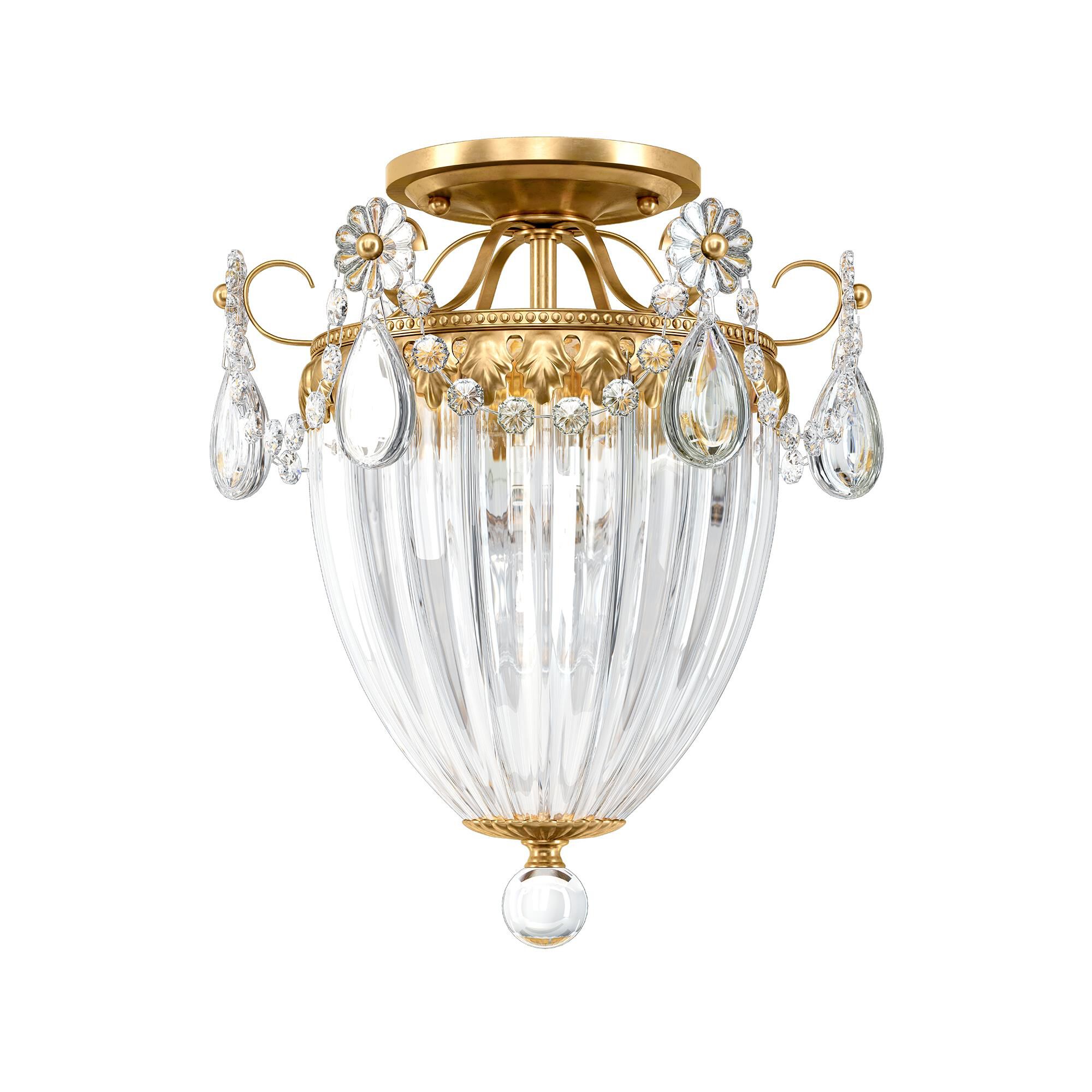 Bagatelle 10 Inch 3 Light Semi Flush Mount