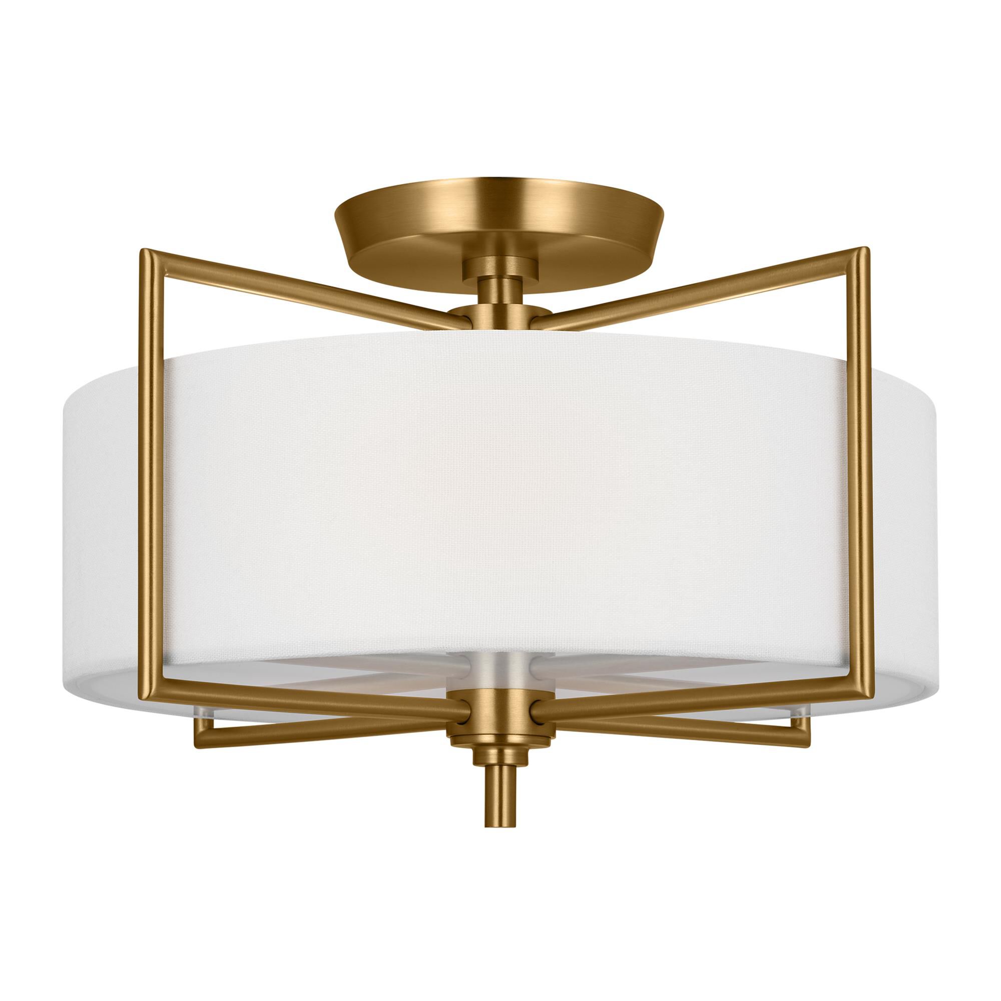 Perno 15 Inch 2 Light Semi Flush Mount
