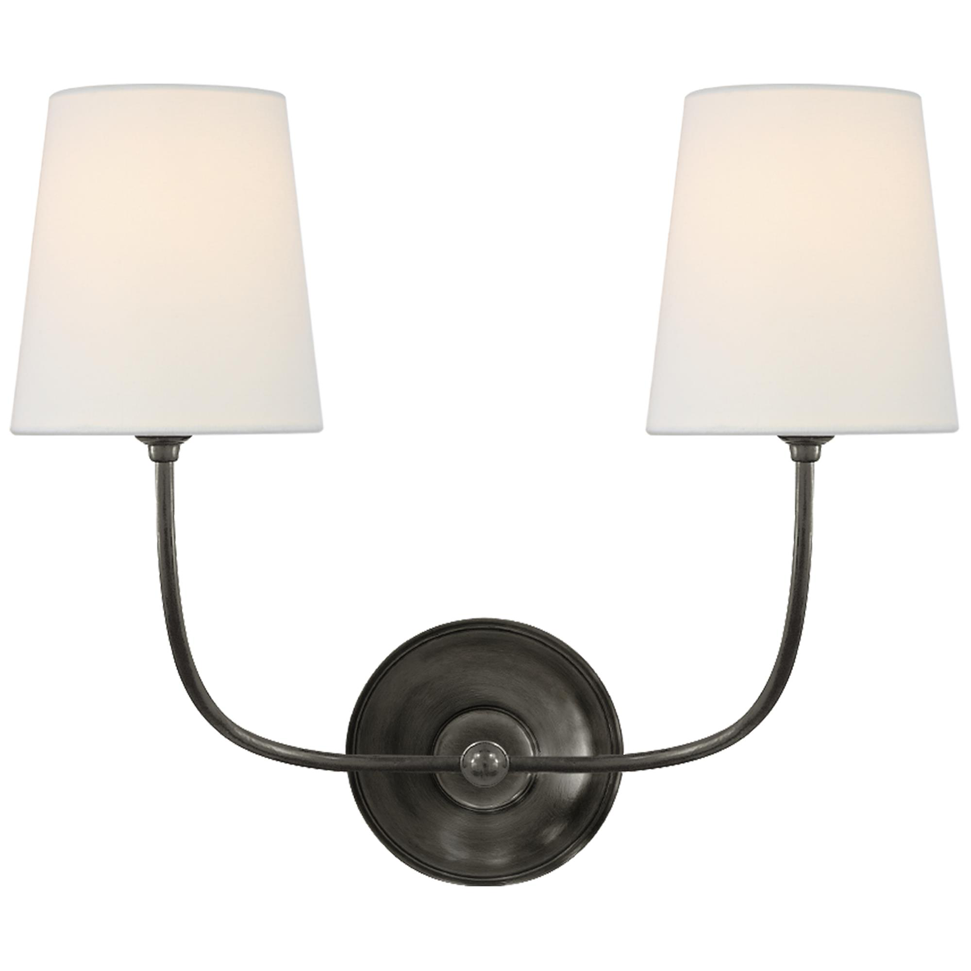 Thomas O'Brien Vendome 18 Inch 2 Light Wall Sconce