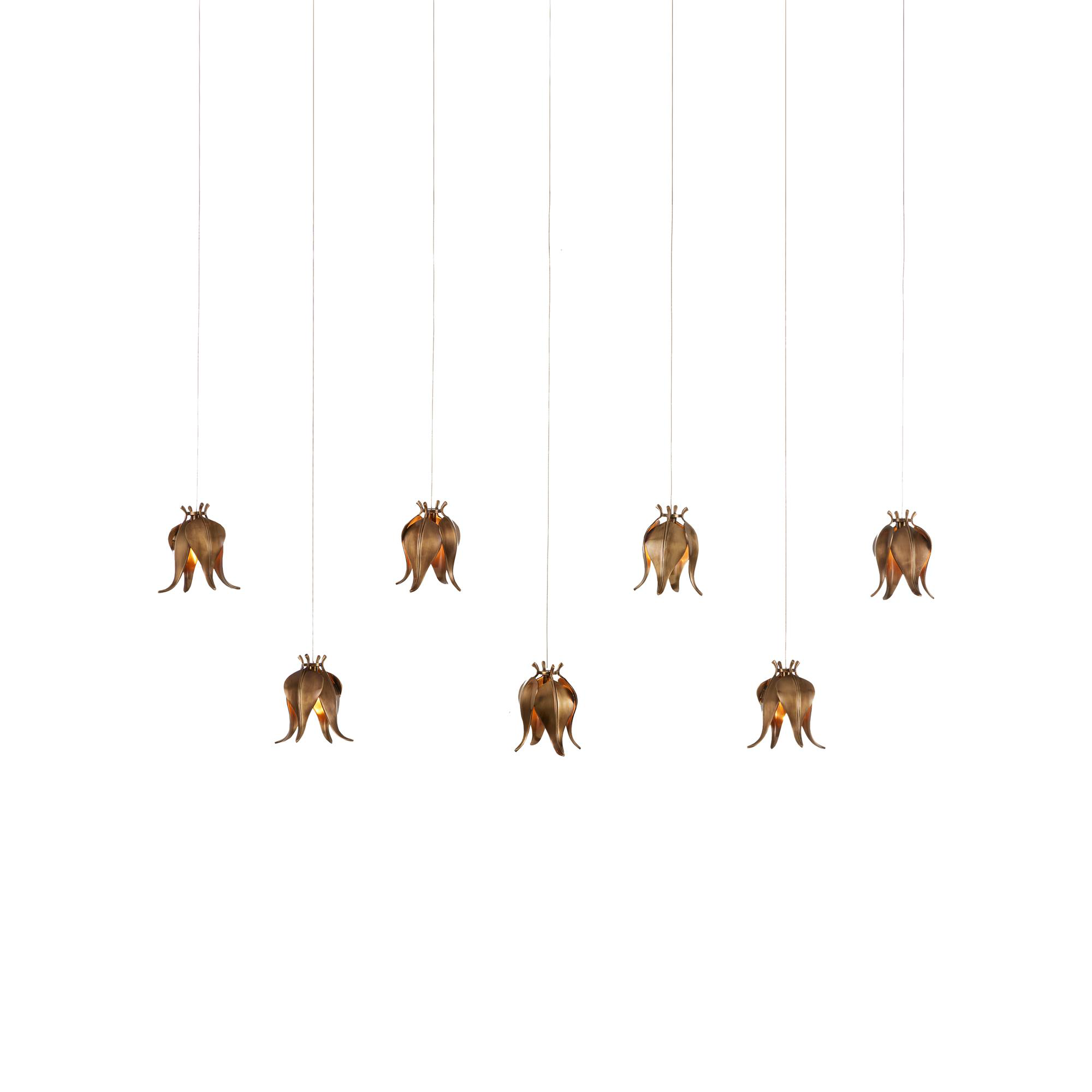 Iota Large Linear Chandelier