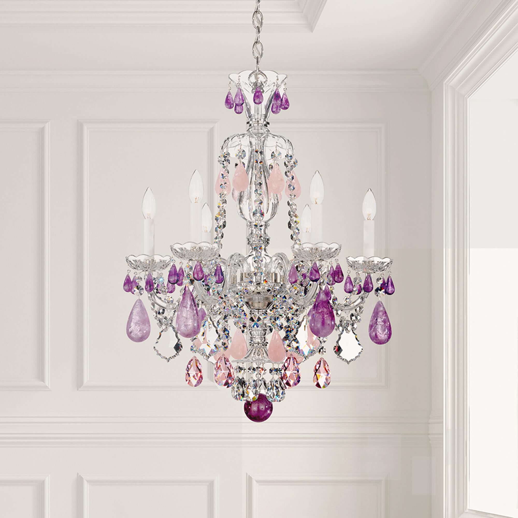 Hamilton Rock Crystal 22 Inch Chandelier
