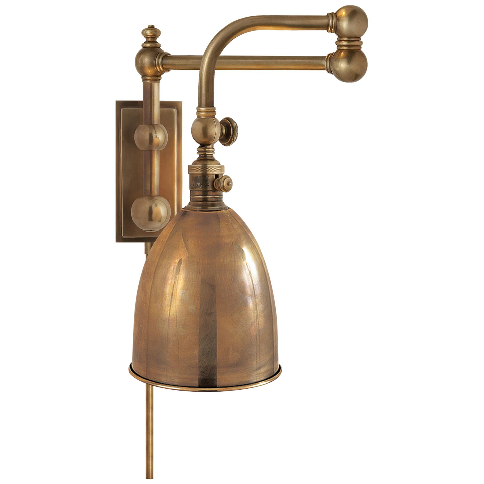 Chapman & Myers Pimlico 28 Inch Wall Swing Lamp
