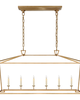 Chapman & Myers Darlana 54 Inch Linear Chandelier