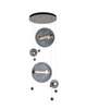 Abacus 20 Inch Multi Light Pendant
