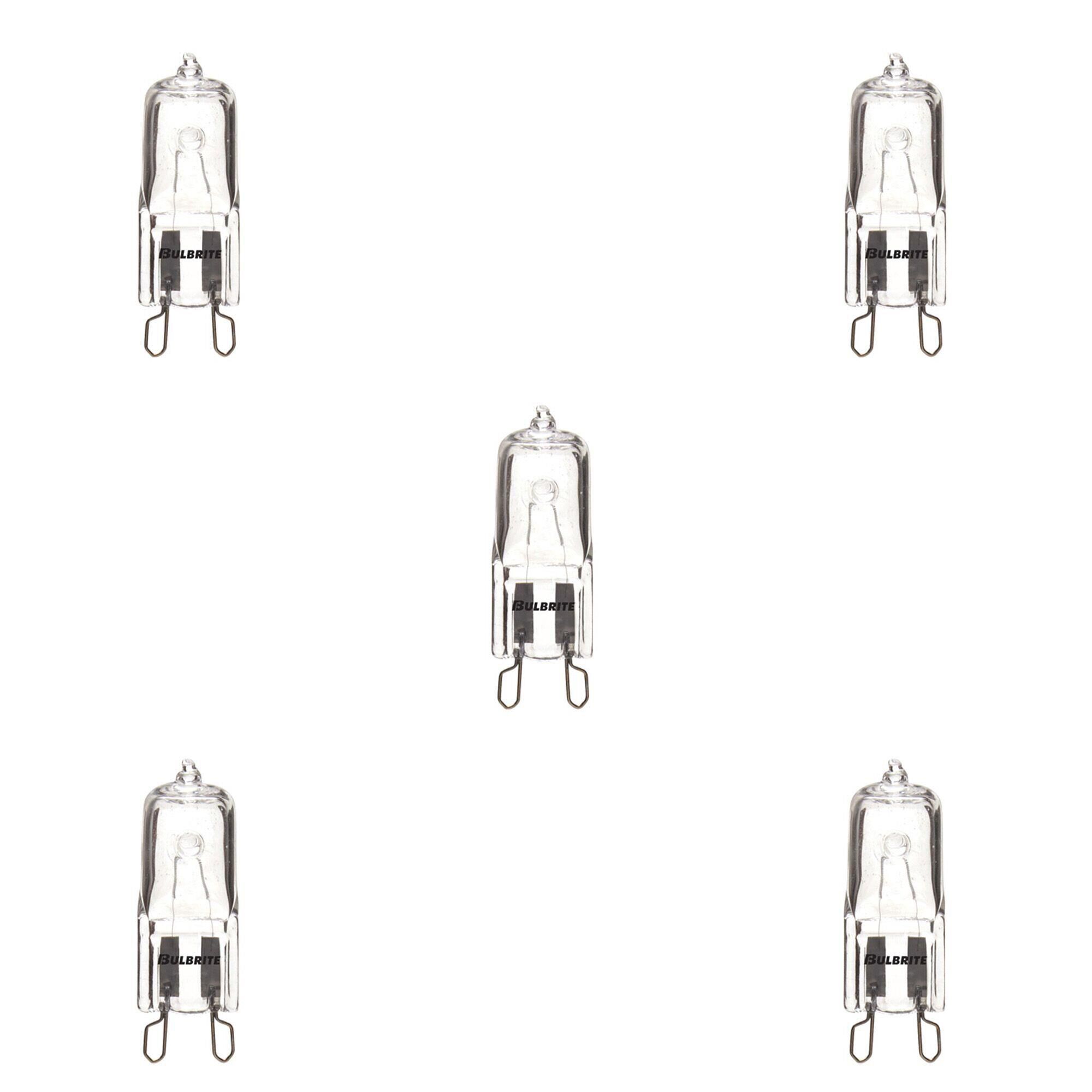 50 Watt T4 Jcd Halogen Clear G9 (5 Pack)