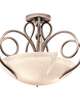 Tribecca 20 Inch 3 Light Semi Flush Mount