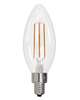 4 Watt LED B11 3000K Filament E12 Fully Compatible Dimming JA8