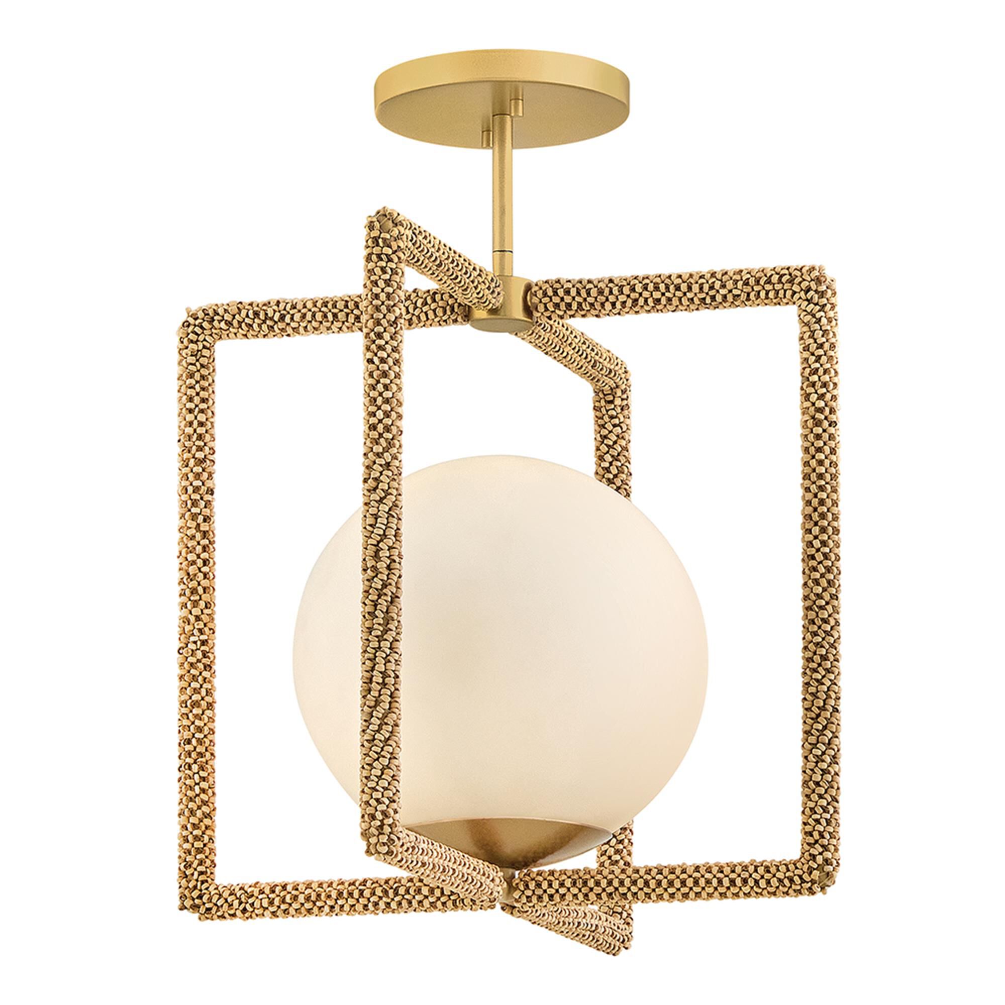 Keona 16 Inch Semi Flush Mount