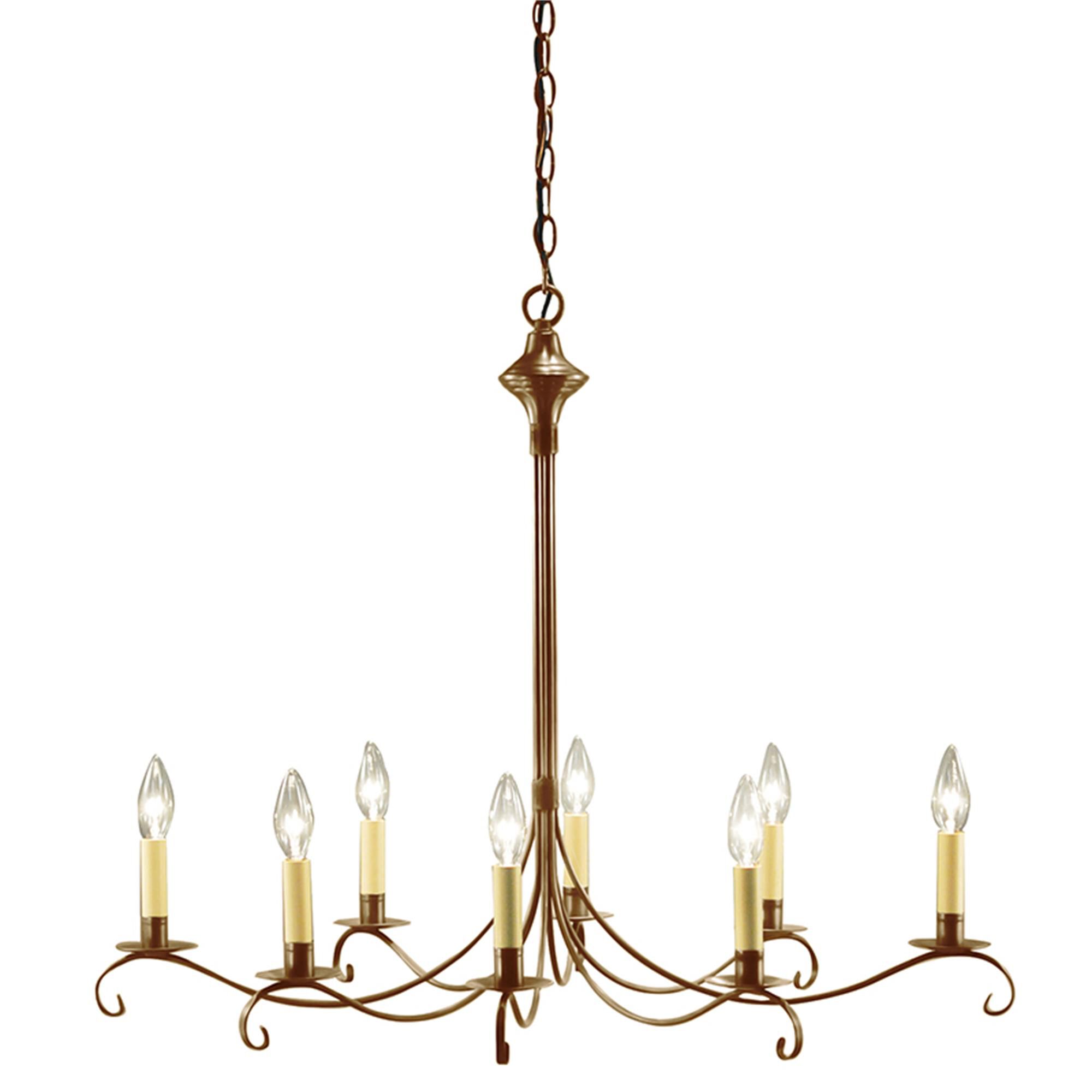24 Inch 8 Light Chandelier