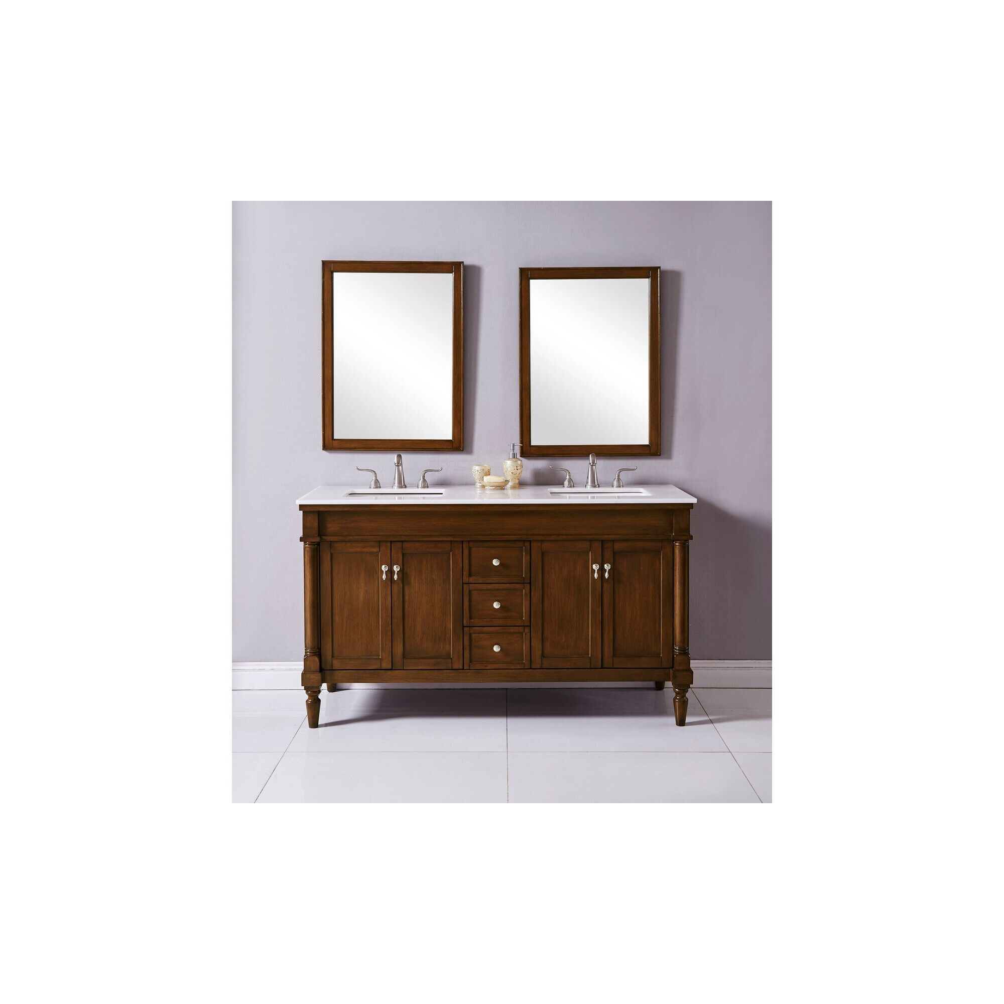 Lexington 60 Inch Bath Vanity Cabinet