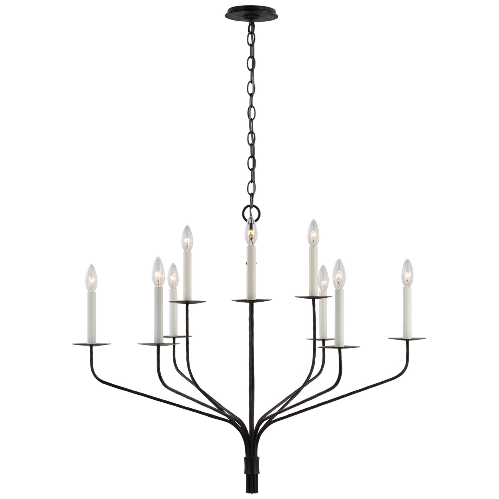 Ian K. Fowler Belfair 36 Inch 9 Light Chandelier