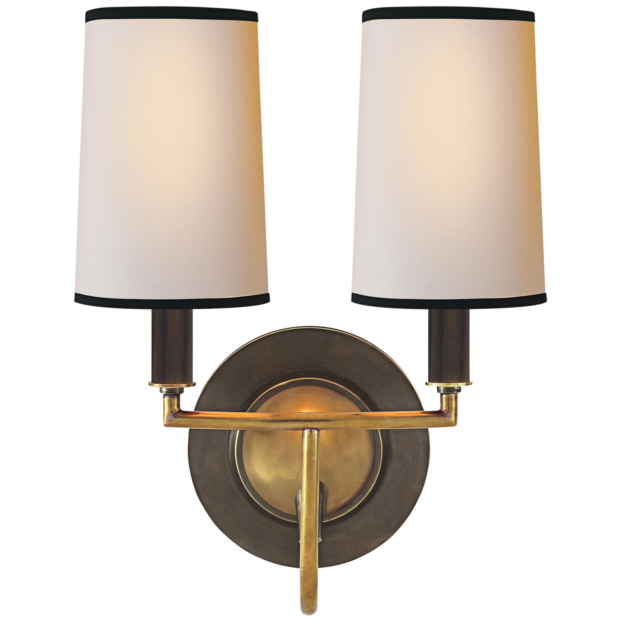 Thomas O'Brien Elkins 13 Inch 2 Light Wall Sconce