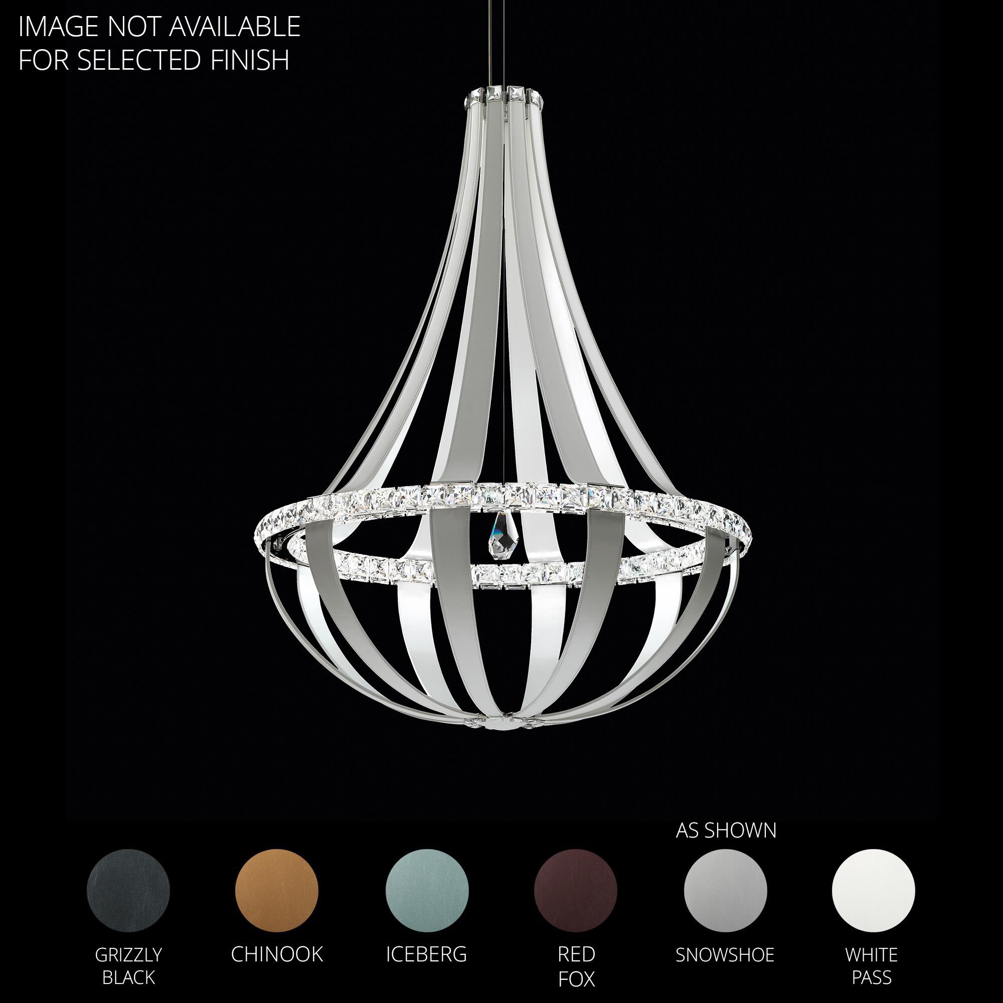 Crystal Empire 34 Inch Chandelier
