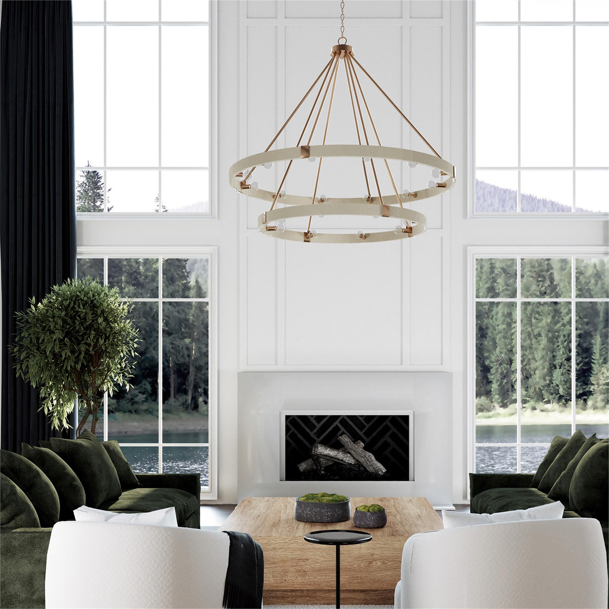 Delaney 48 Inch 20 Light Chandelier