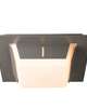 Linea 16 Inch Outdoor Flush Mount