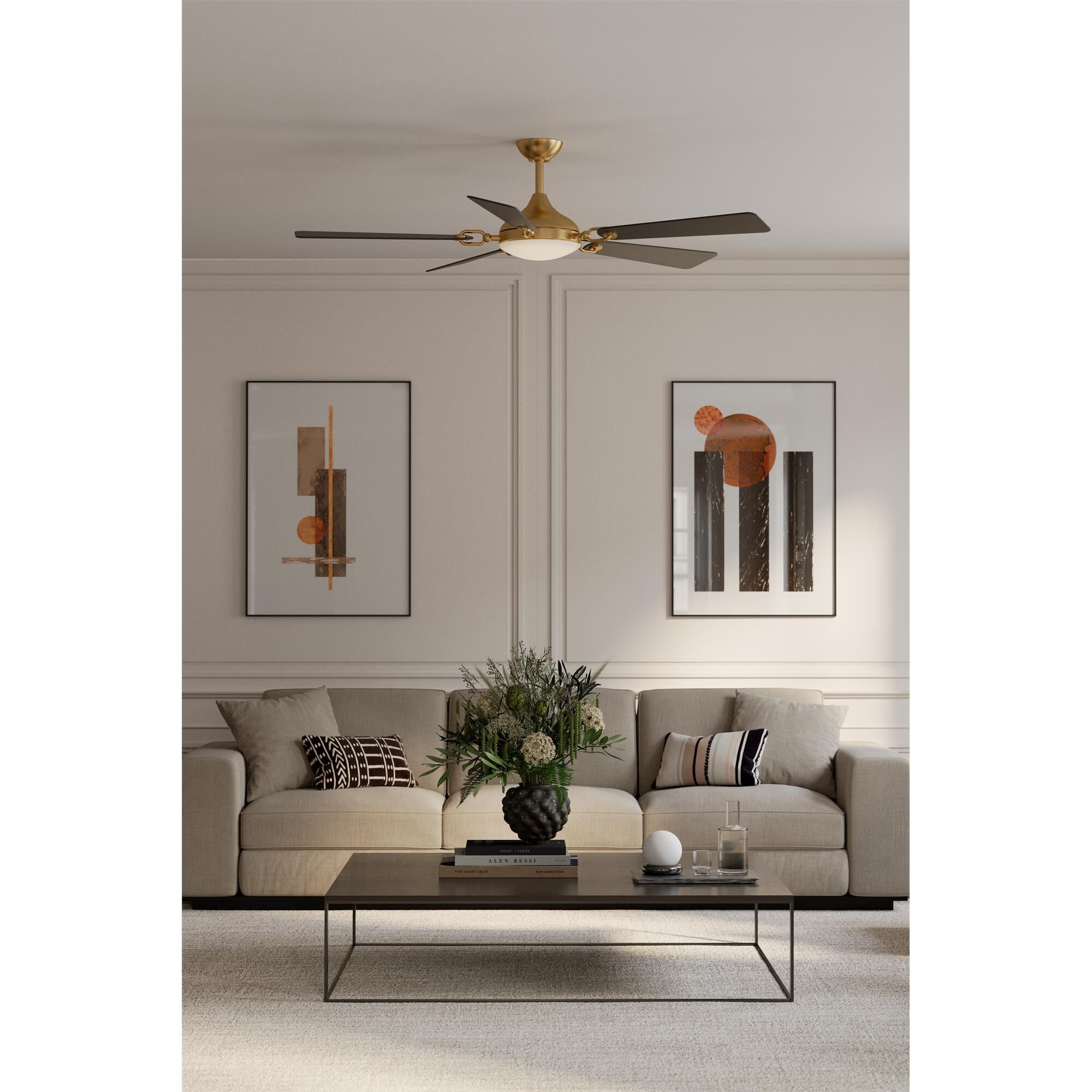 Cadena 65 Inch Ceiling Fan with Light Kit