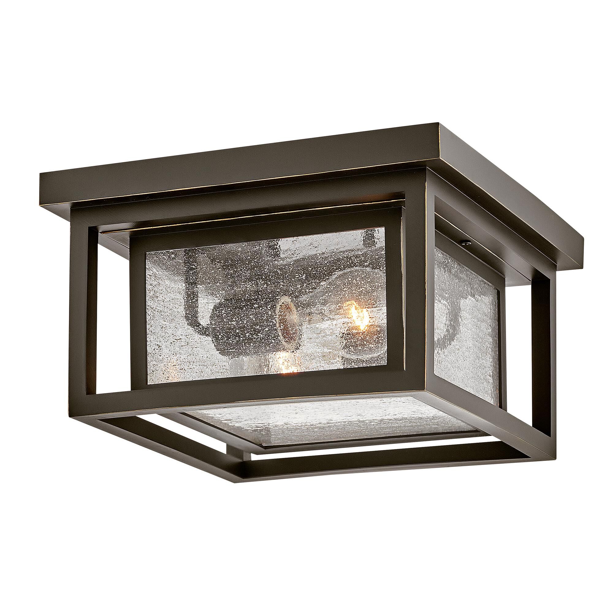 Republic 11 Inch 2 Light Outdoor Flush Mount