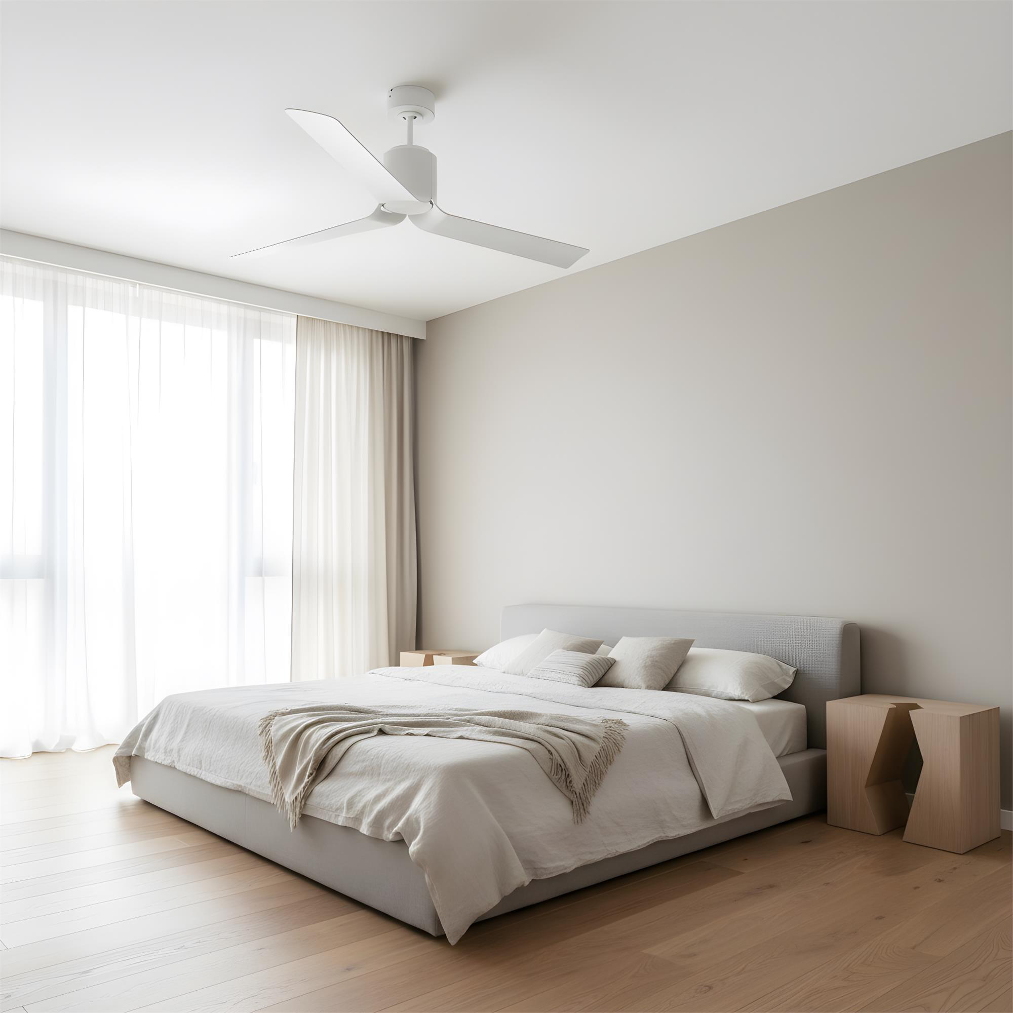 Peter Bristol Peel Smart 52 Inch Ceiling Fan with Light Kit