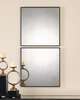 Matty Squares Small Decorative Mirror