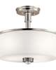 Joelson 14 Inch Semi Flush Mount