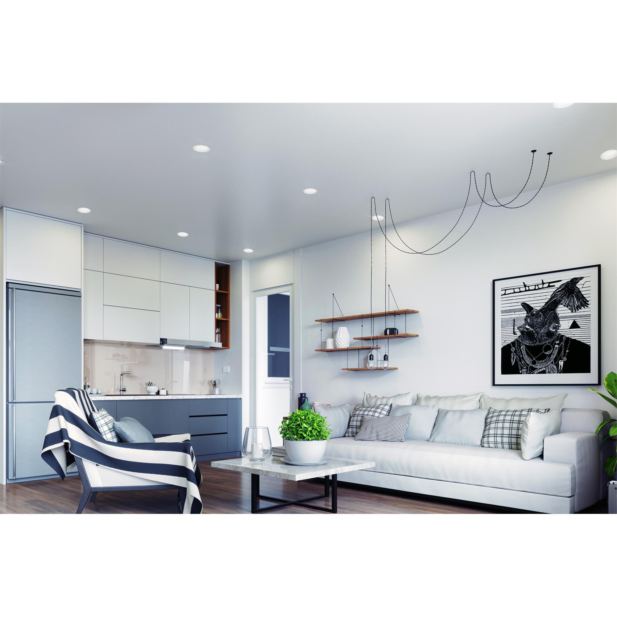 Midway 3 Inch Recessed Lighting Trim