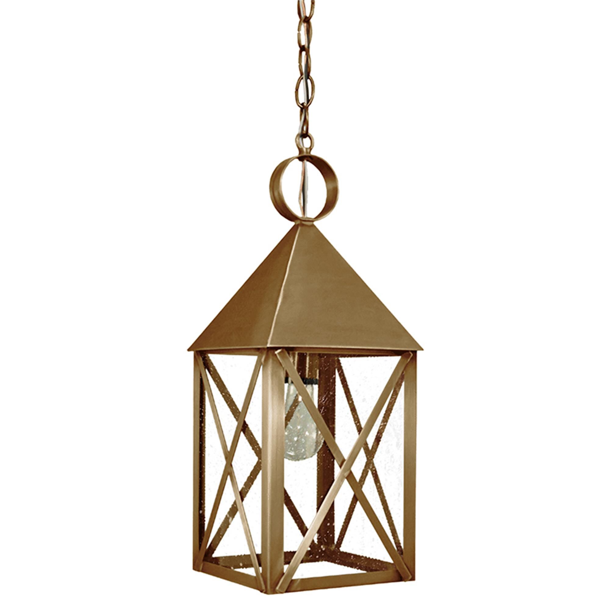 York 19 Inch 1 Light Outdoor Hanging Lantern
