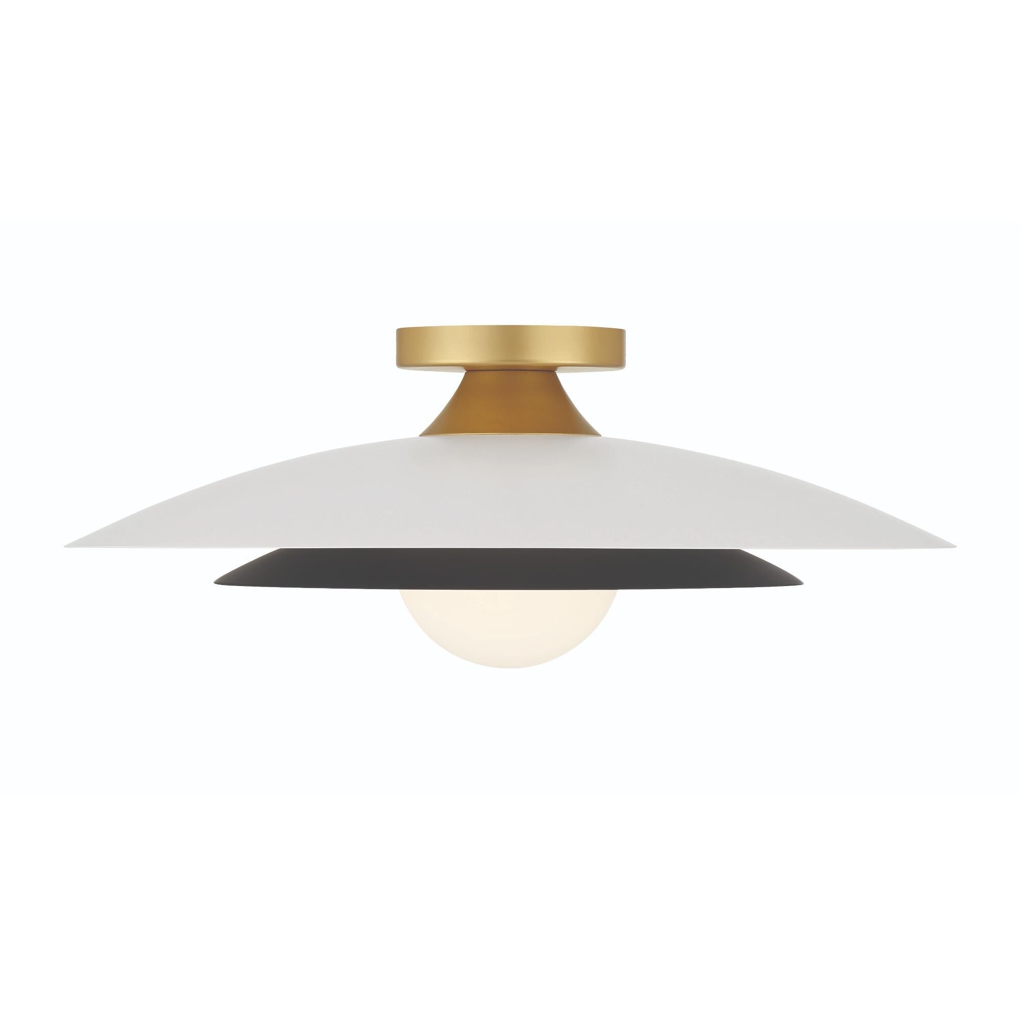 Welsh 18 Inch Semi Flush Mount