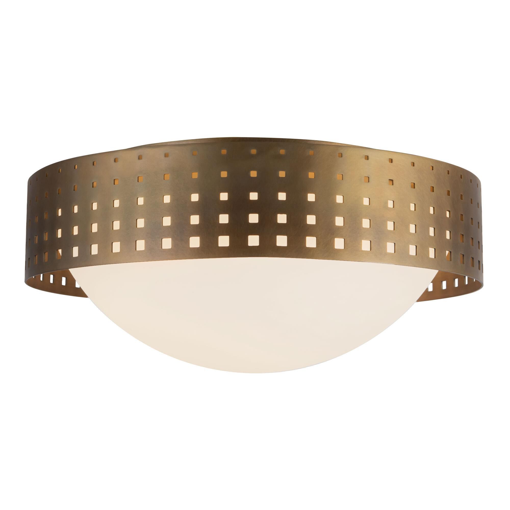 Peyton Fox Astoria 14 Inch 3 Light Flush Mount