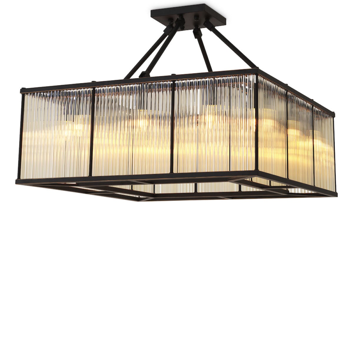 Bernardi 32 Inch 12 Light Semi Flush Mount