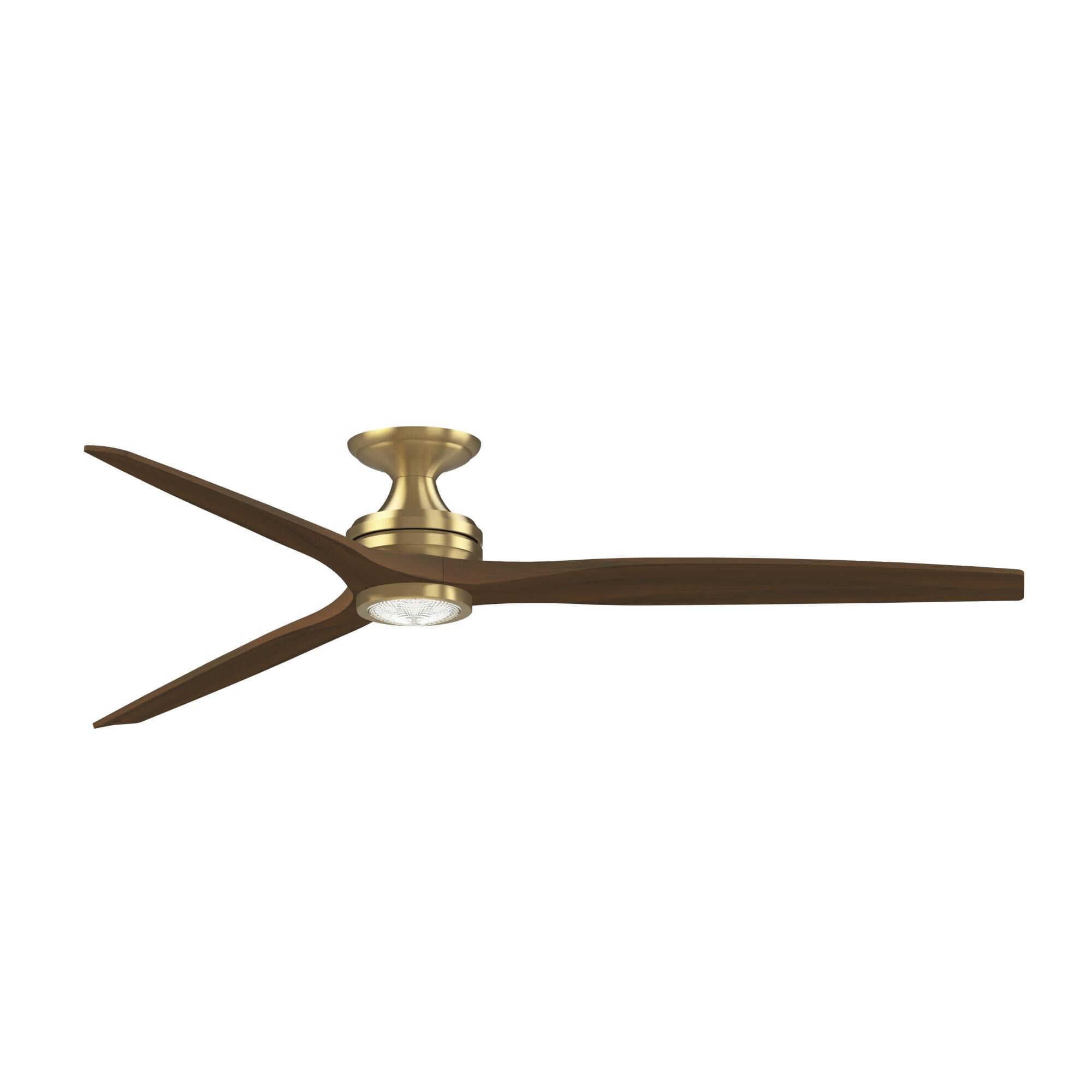 Spitfire 72 Inch Flush Mount Fan with Light Kit