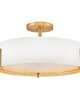 Halle 20 Inch 4 Light Semi Flush Mount