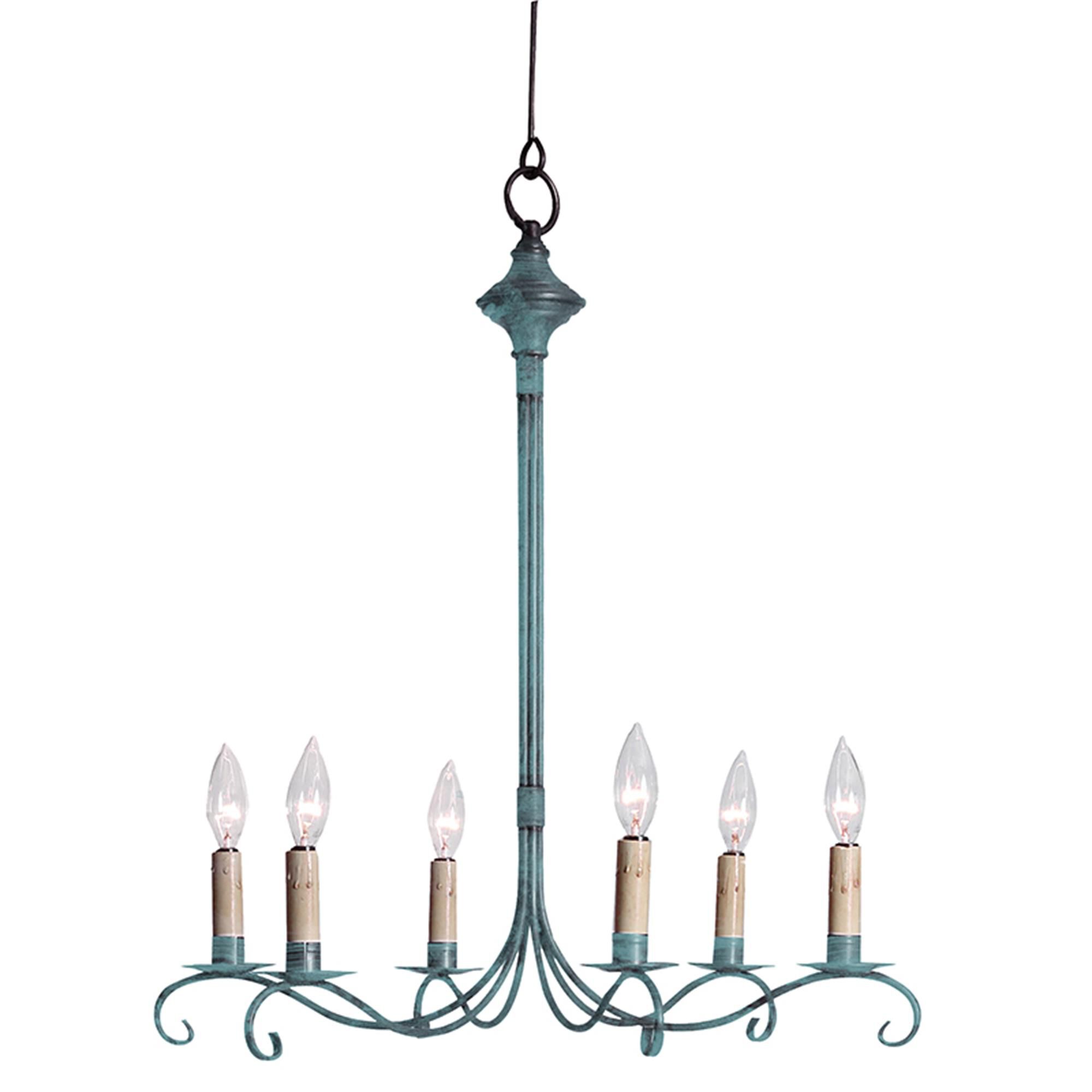 23 Inch 6 Light Chandelier