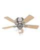 Crestfield 42 Inch Flush Mount Fan with Light Kit
