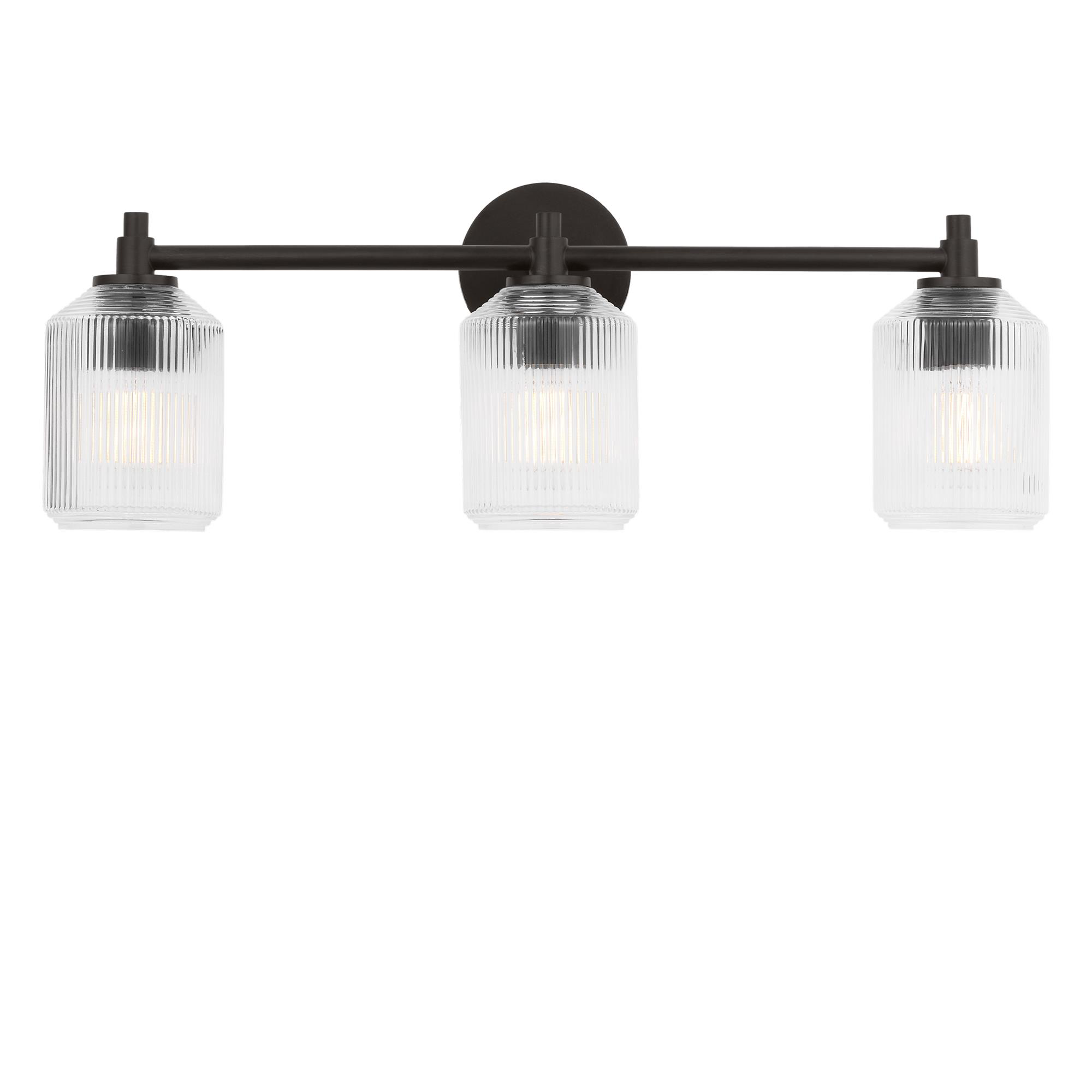 Chapman & Myers Barstow 26 Inch 3 Light Bath Vanity Light