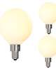 4 Watt LED G16 2700K Filament E12 Milky (3 Pack)