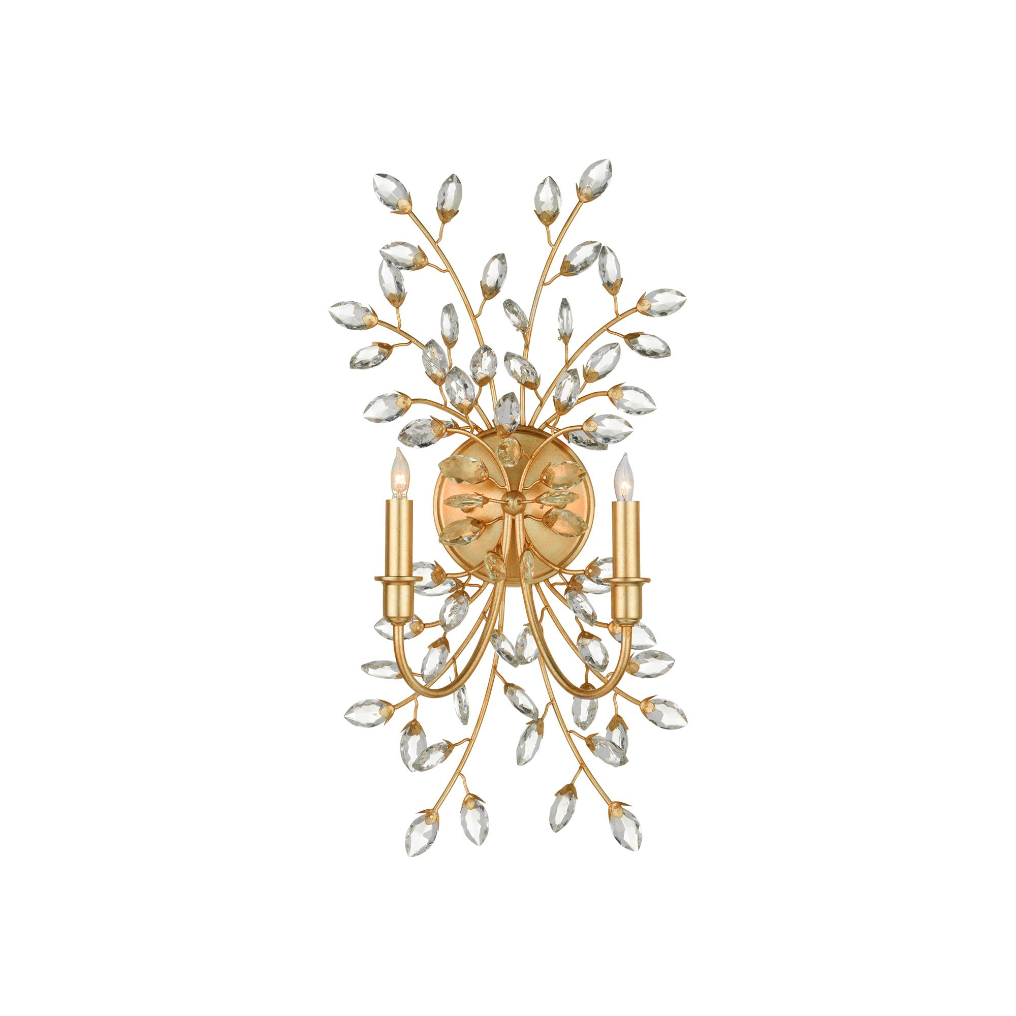 Forget-Me-Not Large 2 Light Wall Sconce