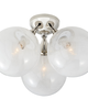 AERIN Cristol 15 Inch 3 Light Flush Mount