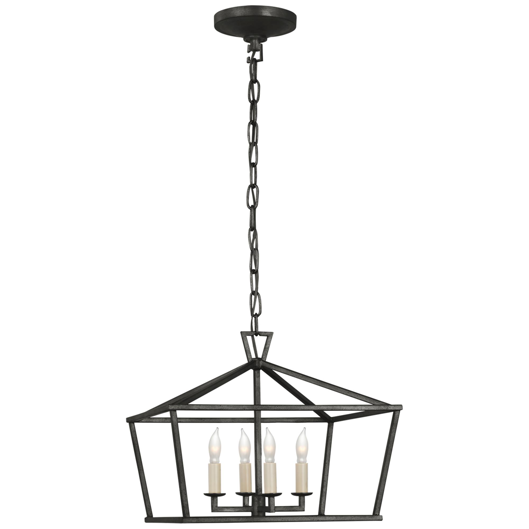 Chapman & Myers Darlana 16 Inch 4 Light Semi Flush Mount