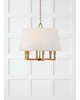 Chapman & Myers Square Tube Small Chandelier