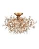 Crystal 24 Inch 5 Light Semi Flush Mount
