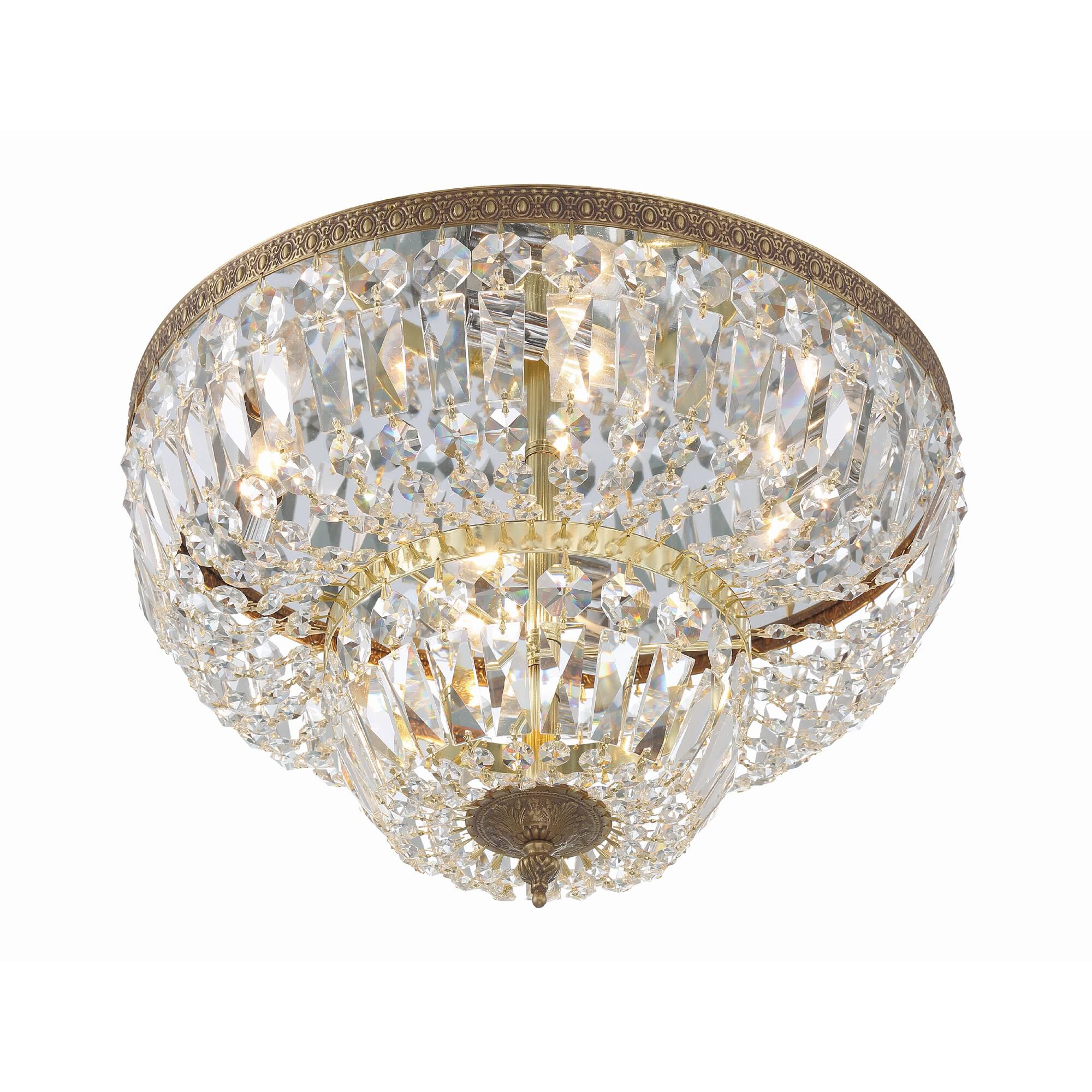 Ceiling 18 Inch 4 Light Semi Flush Mount