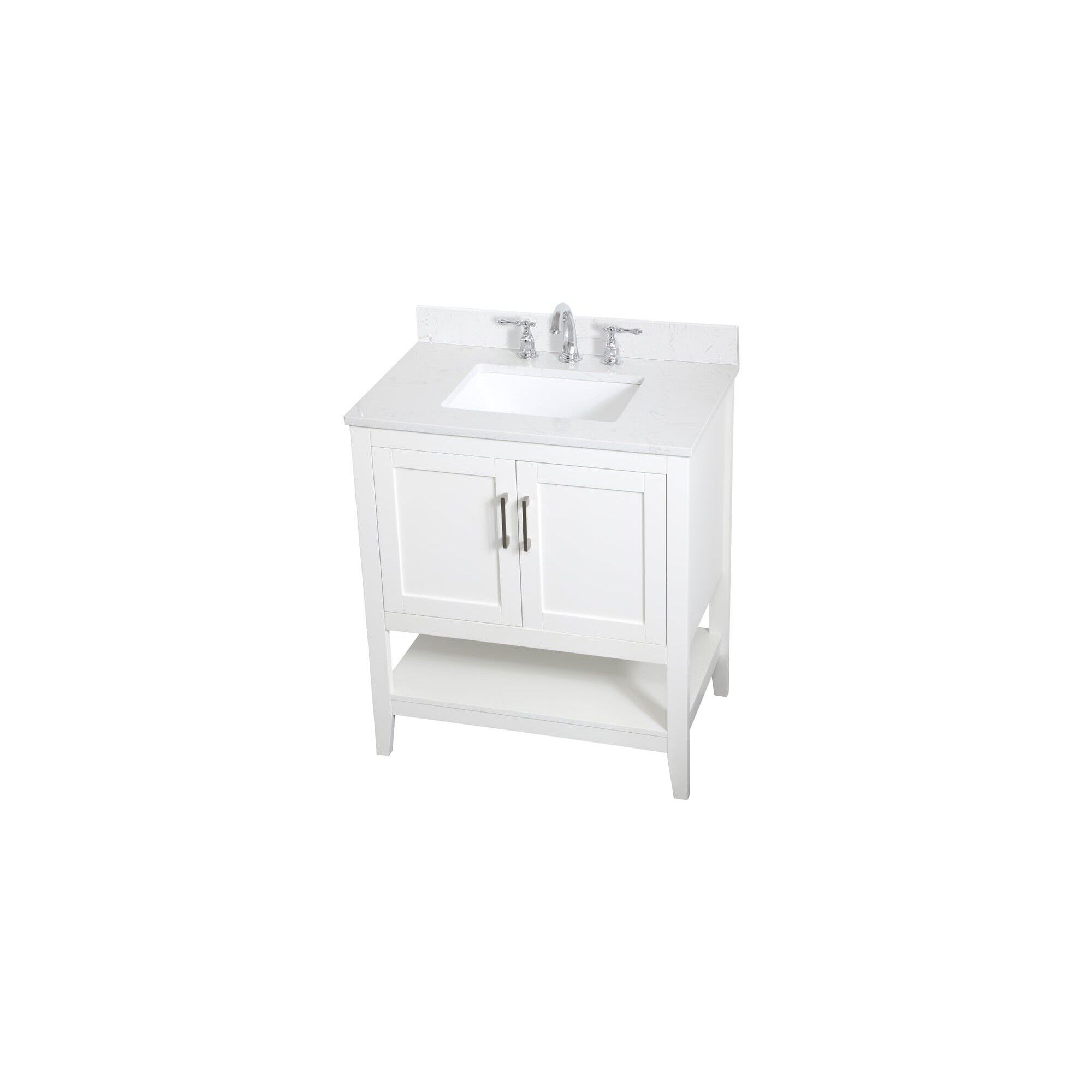 Aubrey 30 Inch Bath Vanity Cabinet