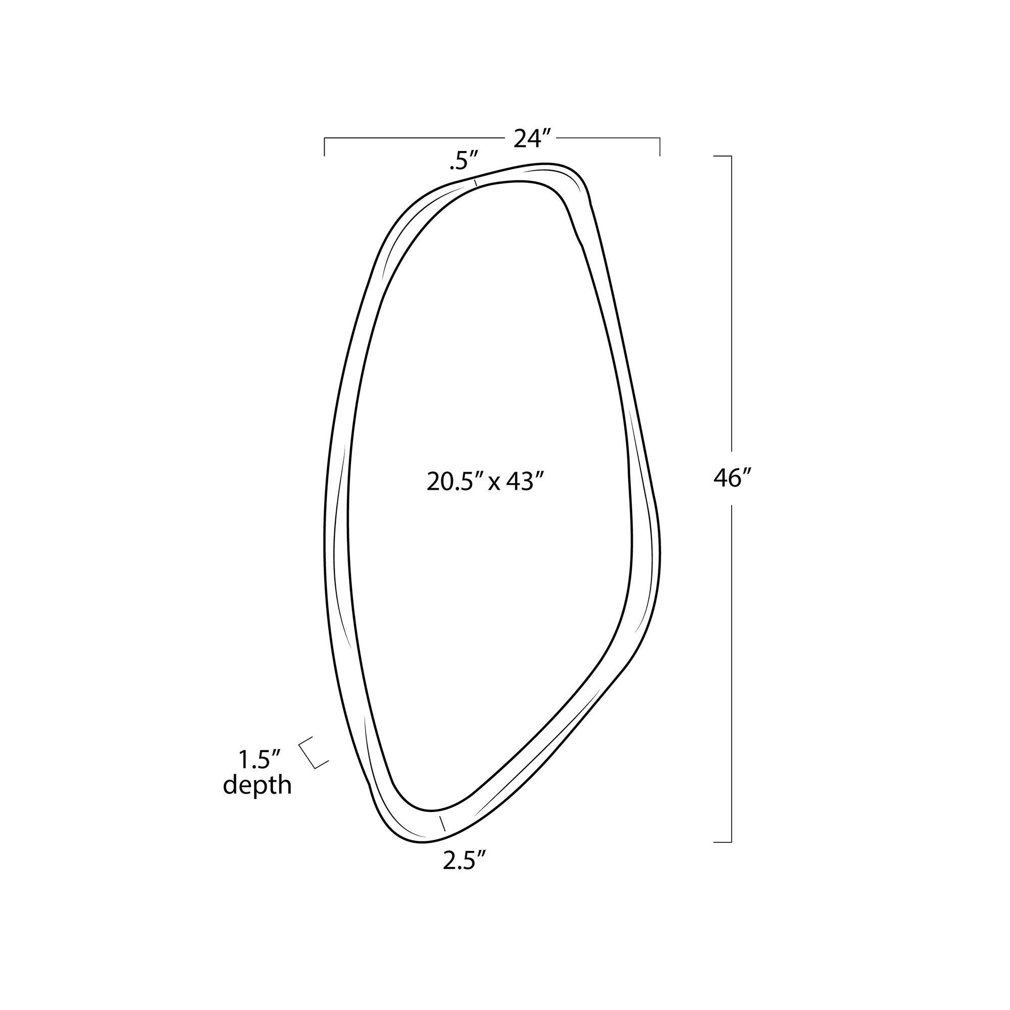 Galet Medium Decorative Mirror