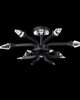 Plumeria 24 Inch 6 Light Semi Flush Mount