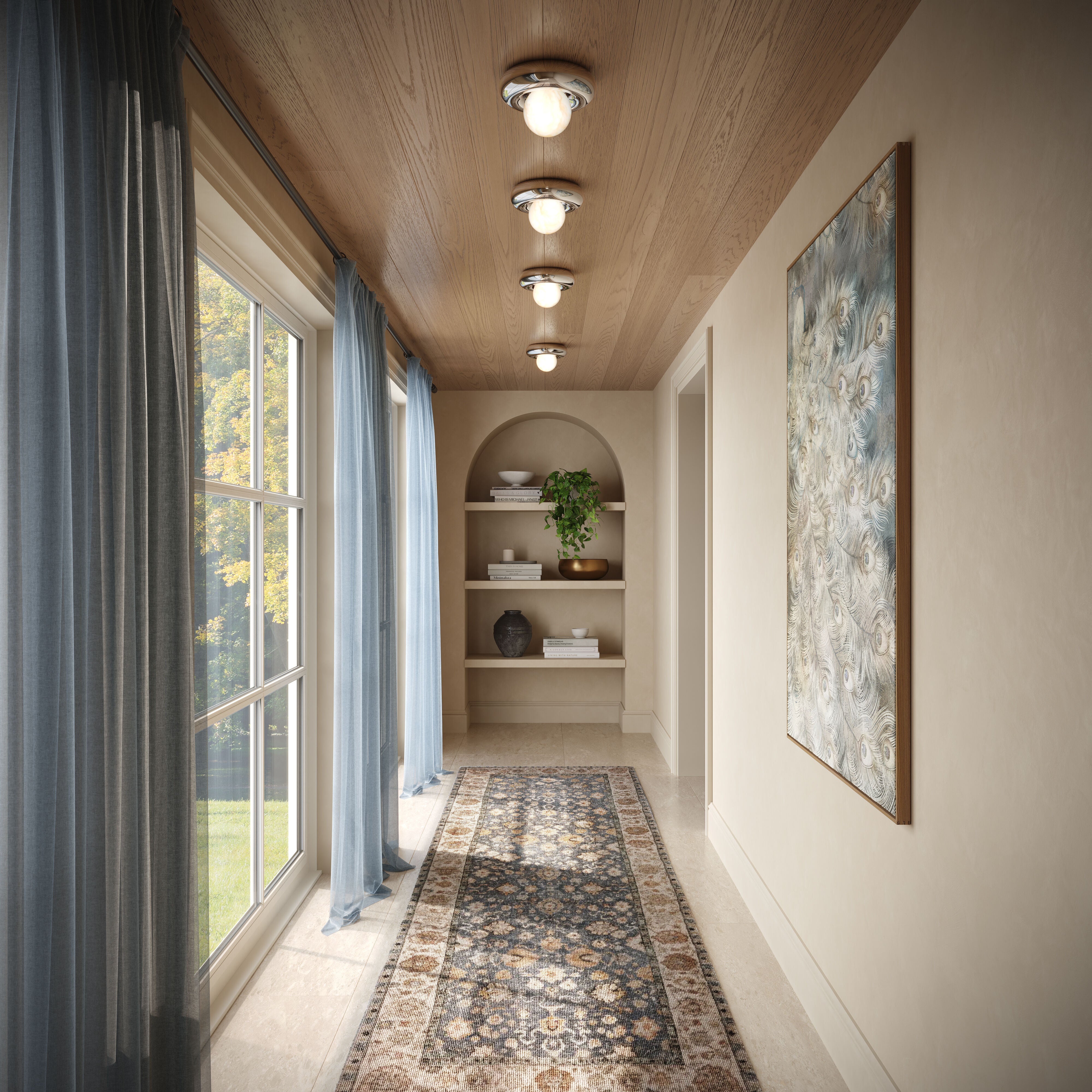 Martyn Lawrence Bullard Bulles 14 Inch Flush Mount